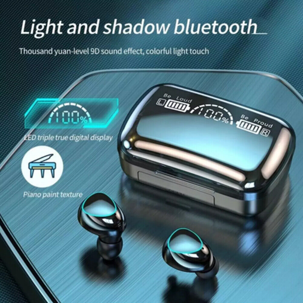 New 9D Earphone Bluetooth 5.3 Touch Control In-Ear Earbuds Wireless Headset