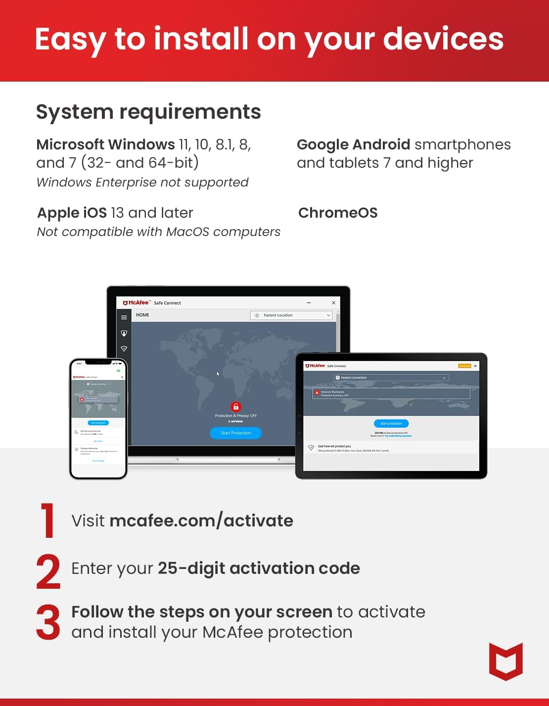McAfee VPN Safe Connect