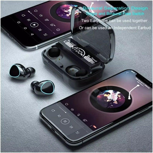 New 9D Earphone Bluetooth 5.3 Touch Control In-Ear Earbuds Wireless Headset