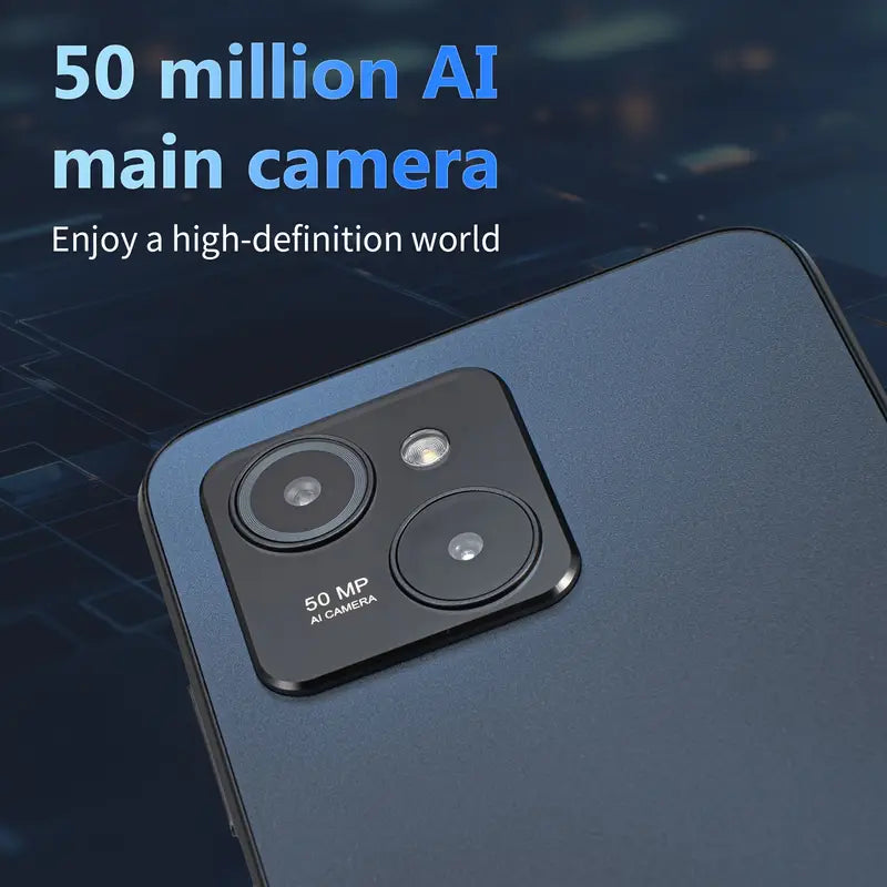 Redbeat E3 Smartphone, 6.6-Inch HD+ LCD Display, 12GB RAM (6+6 Extend) + 256GB ROM, 50MP, 5000mAh Battery, Android 14, 1.6 GHz Octa-Core Processor