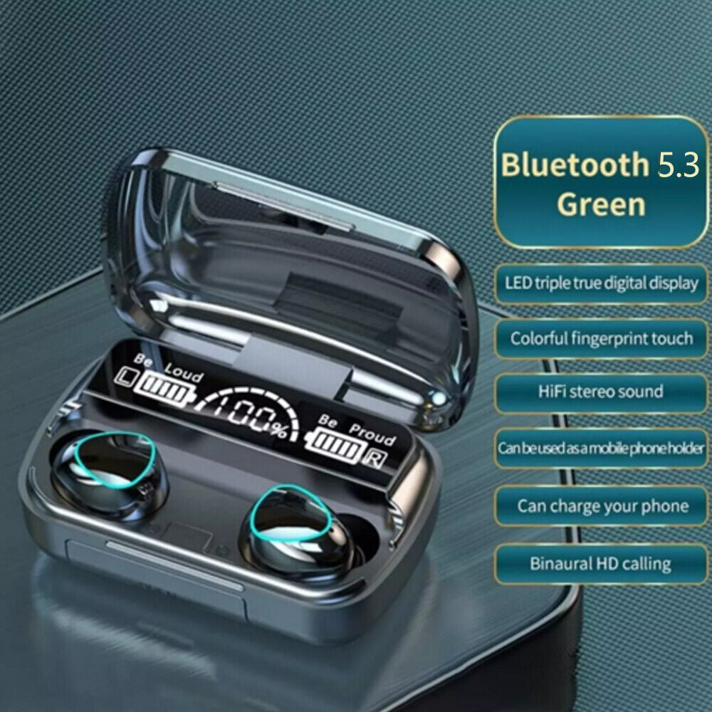 New 9D Earphone Bluetooth 5.3 Touch Control In-Ear Earbuds Wireless Headset
